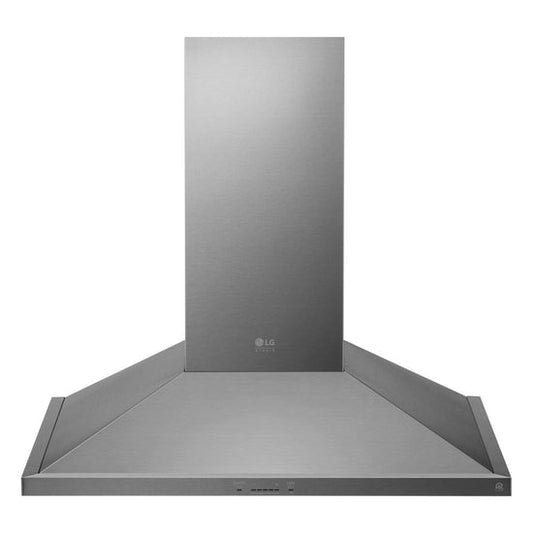 LG Studio 36 Inch Wall Mount Chimney Range Hood with Wi-Fi Connectivity