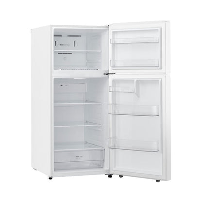 LG 28 Inch Top Freezer Refrigerator, 18 cu. ft., White