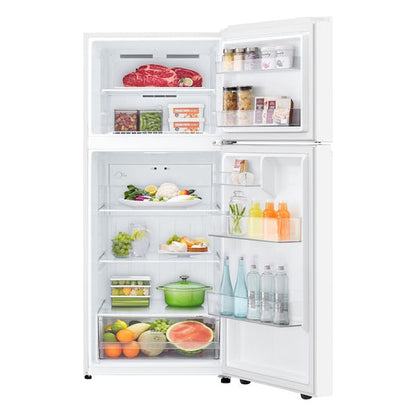 LG 28 Inch Top Freezer Refrigerator, 18 cu. ft., White