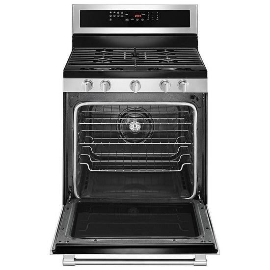 Maytag 30 Inch Freestanding Gas Range, Fingerprint Resistant Stainles