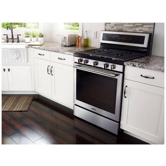 Maytag 30 Inch Freestanding Gas Range, Fingerprint Resistant Stainles