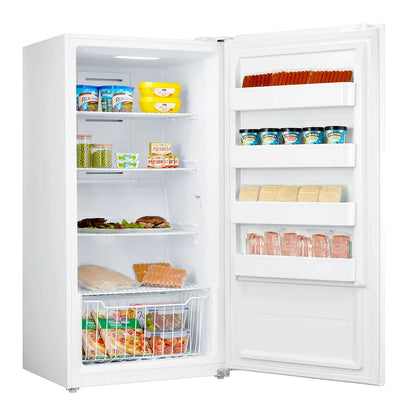 Midea 17 Cu. Ft. 33" Convertible 2-in-1 Upright Freezer/Fridge