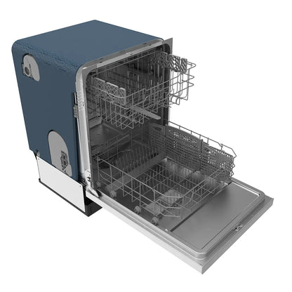 Midea 24” Front Control Hybrid Tub Dishwasher in Stainless Steel