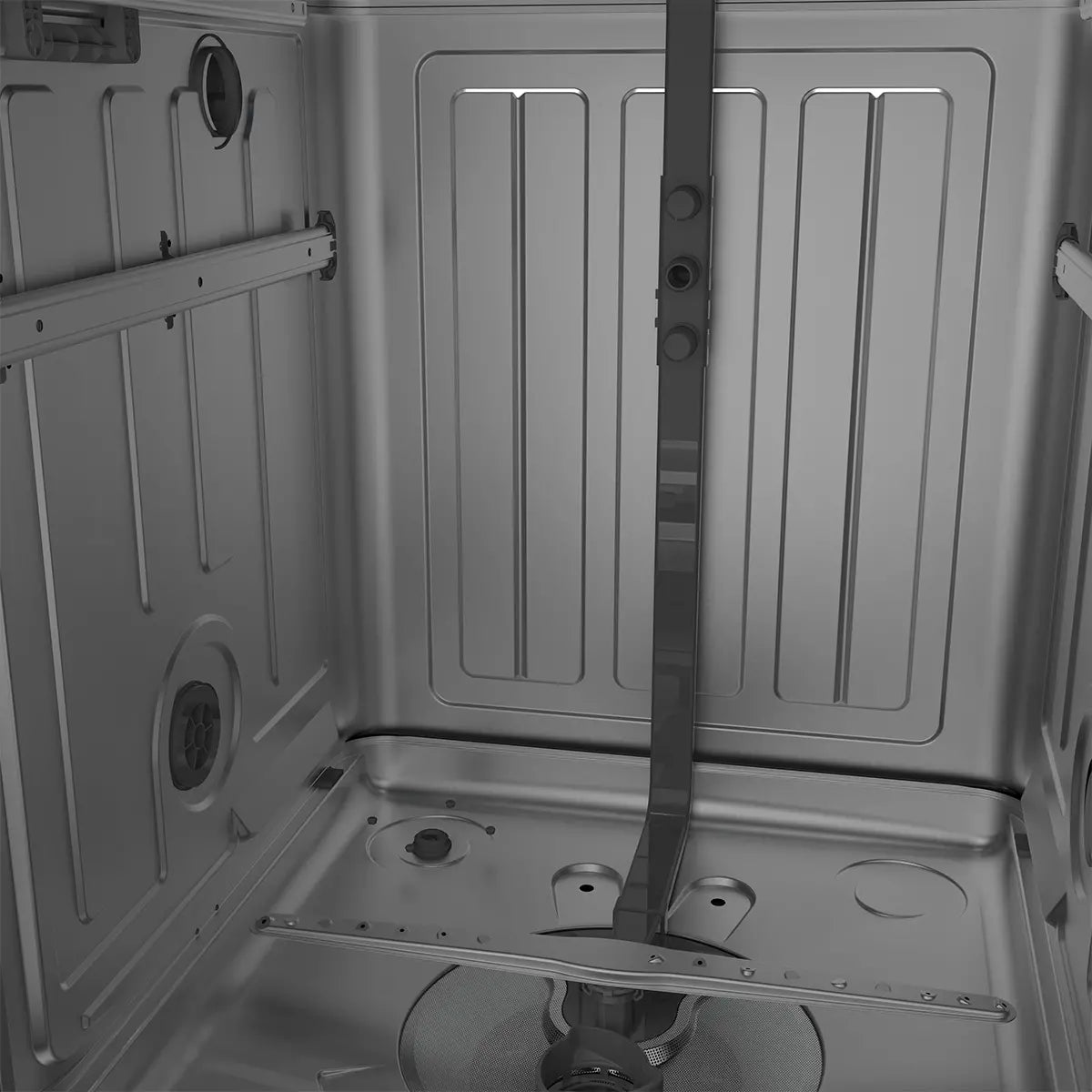 Midea 24” Front Control Hybrid Tub Dishwasher in Stainless Steel