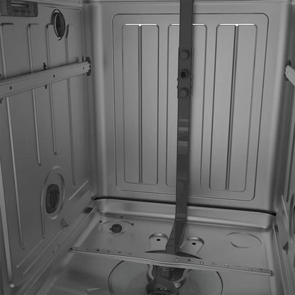 Midea 24” Front Control Hybrid Tub Dishwasher in Stainless Steel