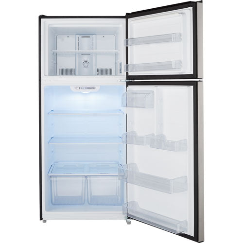 Insignia 30 Inch Top Freezer Refrigerator, Stainless Steel