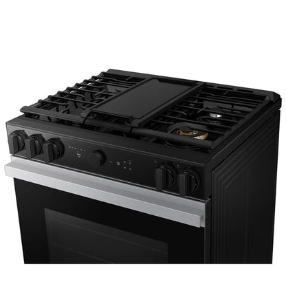 Samsung 30 Inch Slide-In Gas Range with True Convection, 6.0 cu. ft.