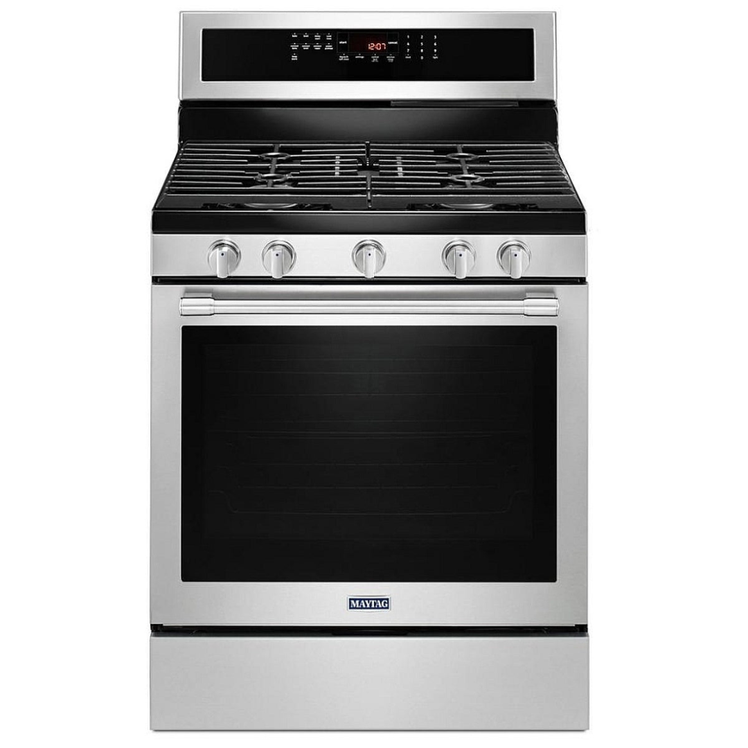 Maytag 30 Inch Freestanding Gas Range, Fingerprint Resistant Stainles
