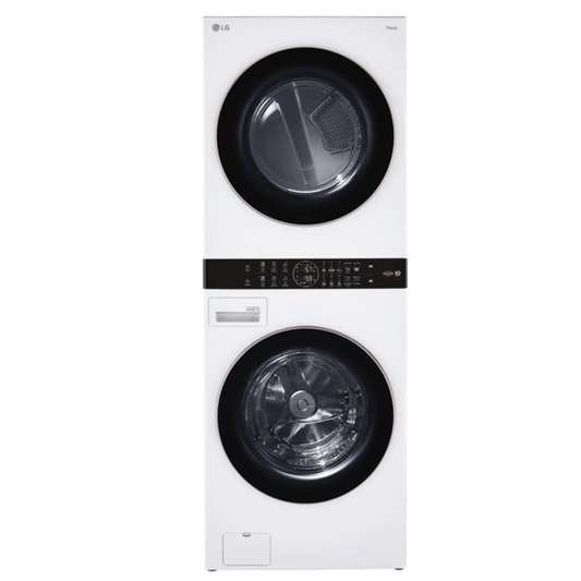 LG WashTower Single Unit Front Load with Centre Control, 5.2 cu ft Washer / 7.4 cu ft Dryer