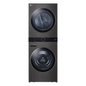 LG Front Load WashTower Laundry Centre with 5.2 cu ft Washer & 7.4 cu ft Electric Dryer, Black Steel
