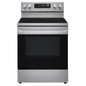 Whirlpool 30 Inch True Convection Electric Range, Black-on-Stainless