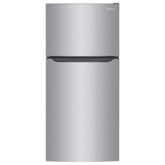 Frigidaire 30 Inch Top Freezer Refrigerator, 18.3 cu. ft., Stainless Steel