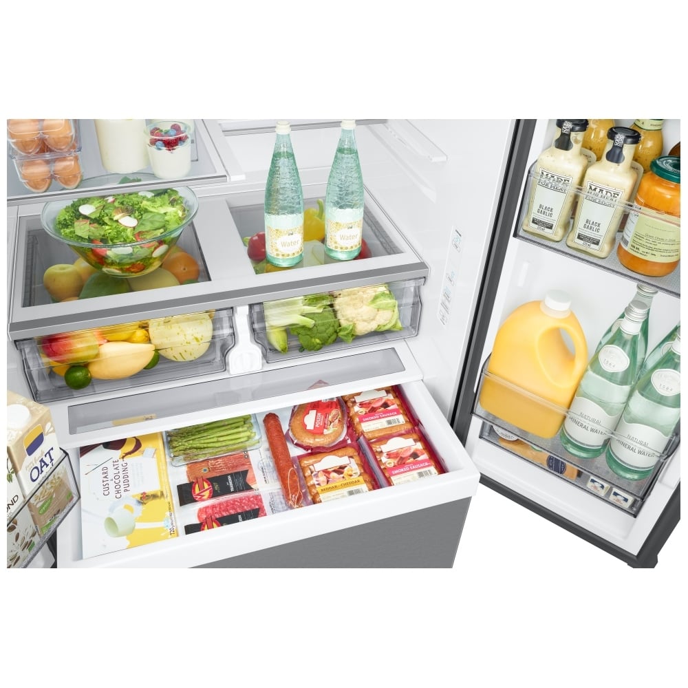 Samsung French Door Refrigerator, 36 inch Width, 32 cu. ft. Capacity, Ice Dispenser (Freezer Located), ENERGY STAR Certified, Stainless Steel colour