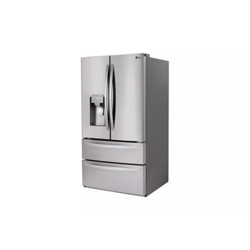 28 cu. ft. 4-Door French Door, Standard Depth, Ice & Water, Double Freezer, Stainless Steel