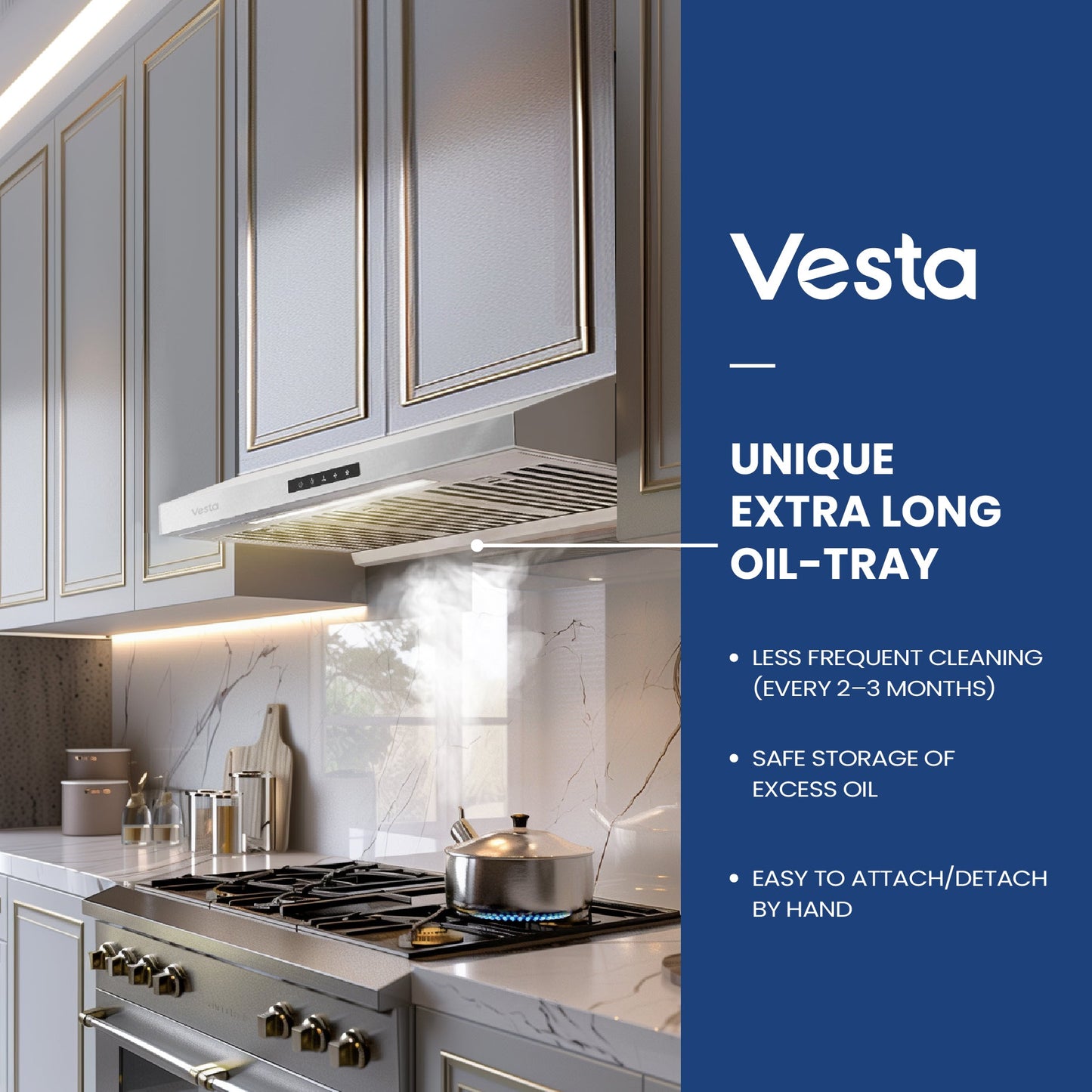 Vesta Arlington 30" Silver