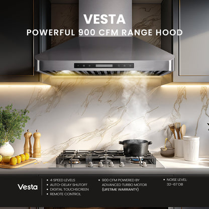 Vesta London 36" Silver