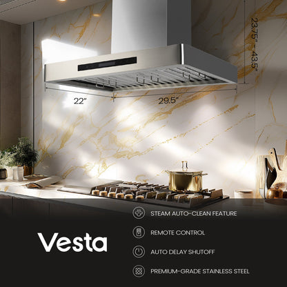 Vesta Paris 30" Silver