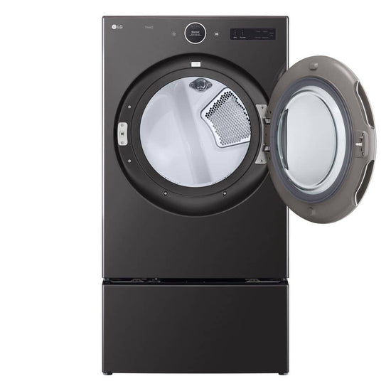 LG 27 Inch Laundry Pedestal, Black Steel