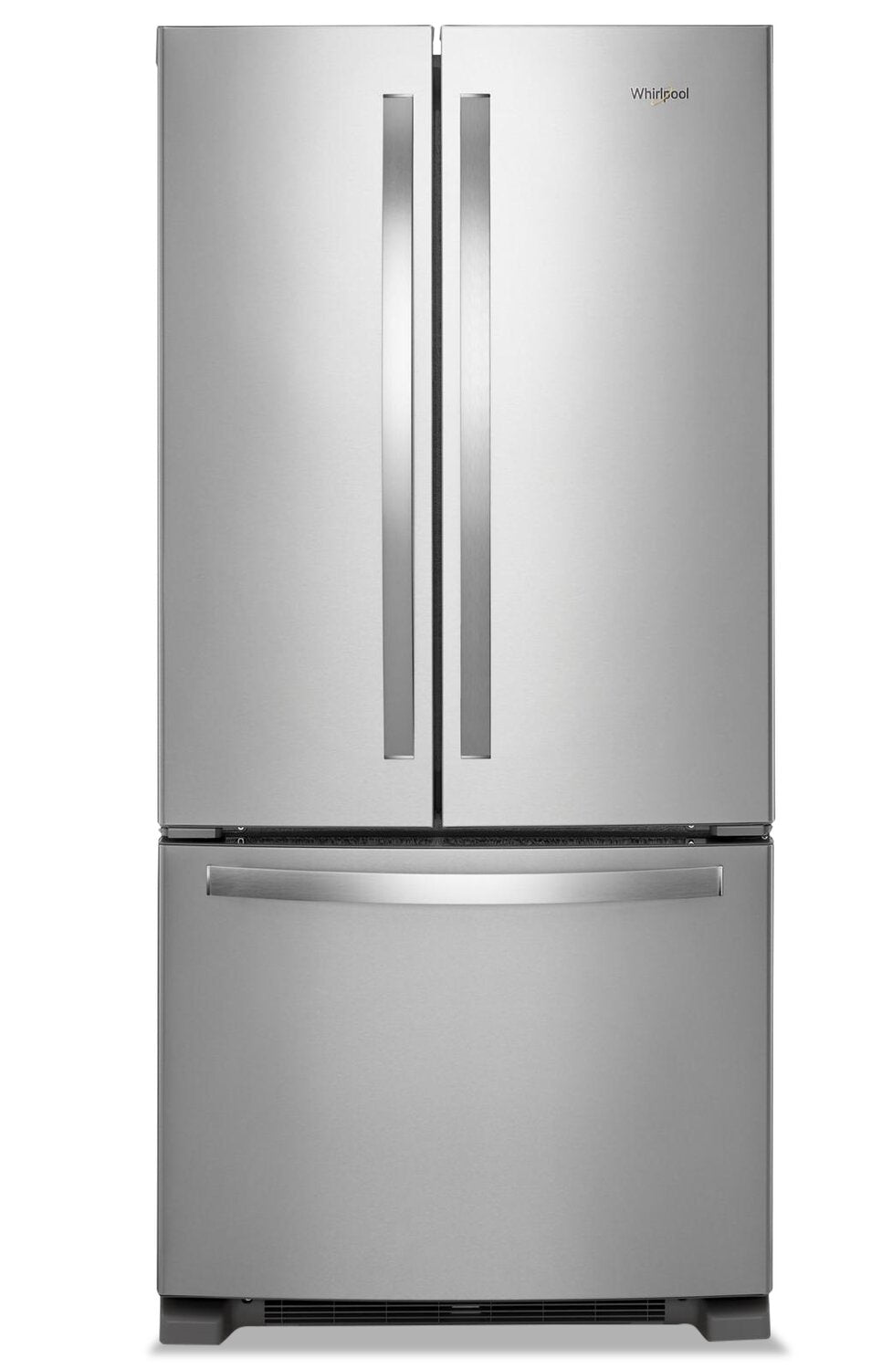 Whirlpool 33 Inch French Door Refrigerator, 22.1 cu. ft., Fingerprint Resistant Stainless Steel