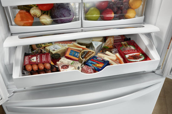 Whirlpool 33 Inch French Door Refrigerator, 22.1 cu. ft., Fingerprint Resistant Stainless Steel
