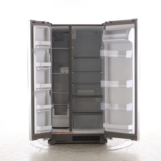 Whirlpool 33 Inch Side-by-Side Refrigerator, 21.7 cu. ft., Stainless Steel