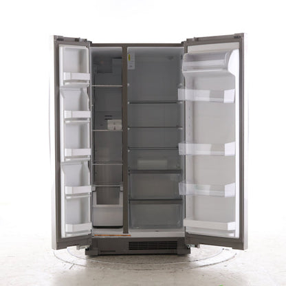 Whirlpool 33 Inch Side-by-Side Refrigerator, 21.7 cu. ft., Stainless Steel