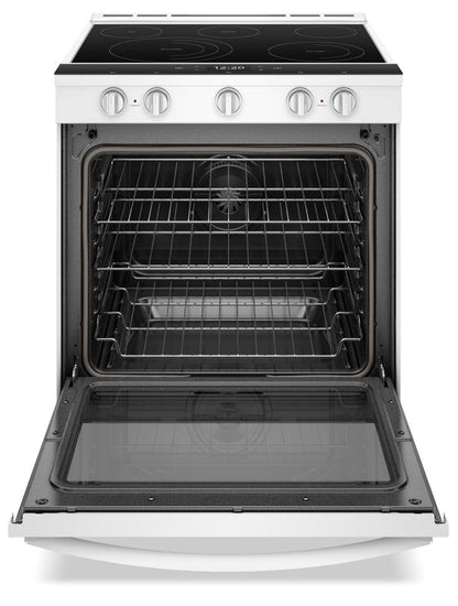 Whirlpool 30 Inch Slide-In Electric Range, White