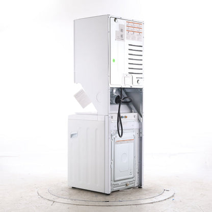 Whirlpool Stacked Washer & Electric Dryer, White