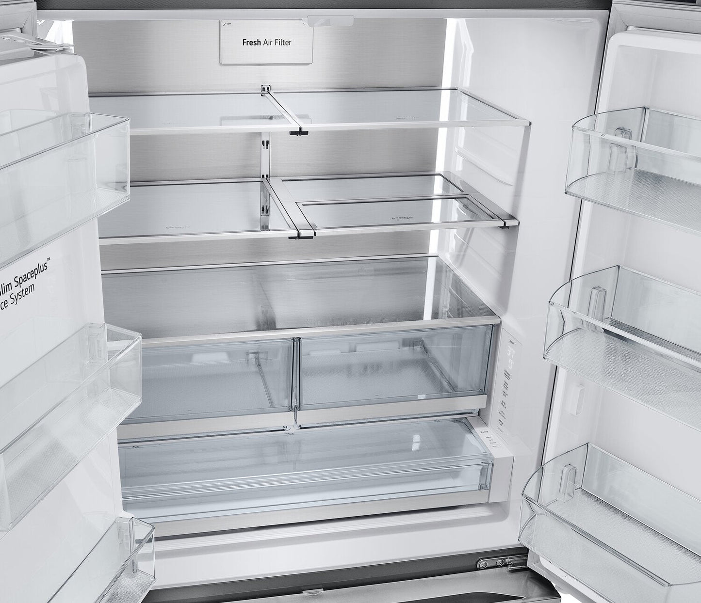 LG 36-inch 26 cu. ft. Stainless Steel Counter Depth Max French Door Refrigerator - LRYXC2606S